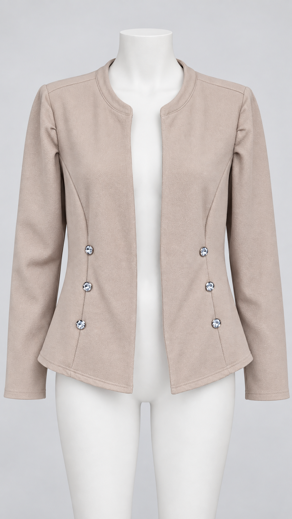 SHEIN Curve Women's 2XL Blazer with Crest Buttons