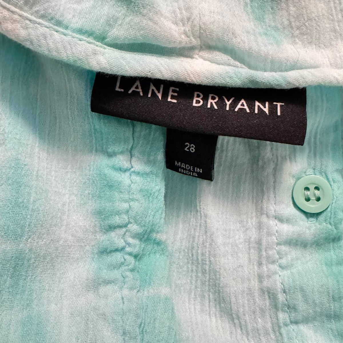 NWOT Lane Bryant Women’s Plus Size 28 Teal [Top/Tunic] - Image 3