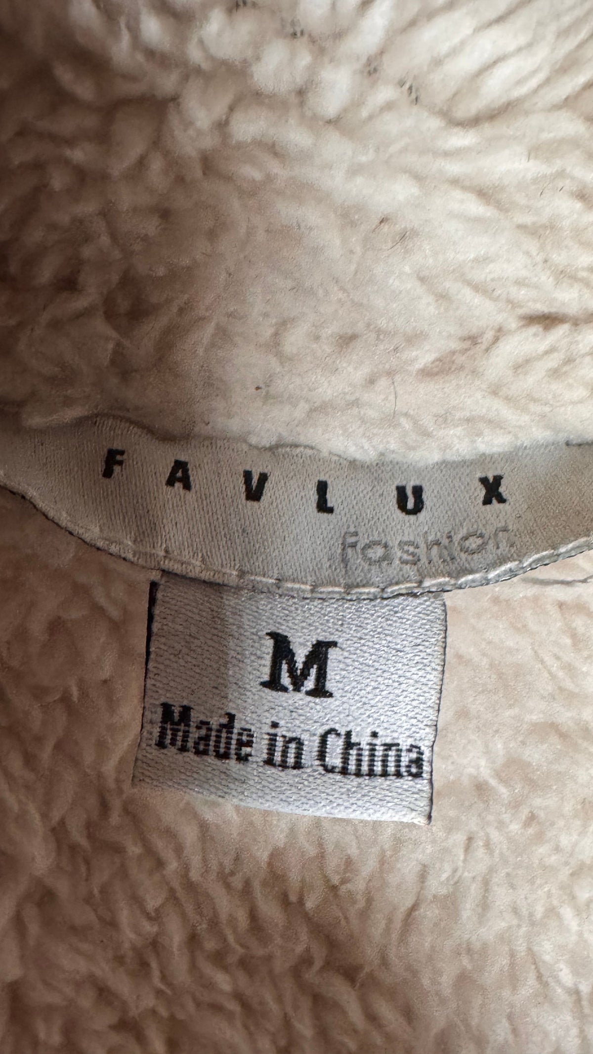 Favlux Medium Olive Green Corduroy Jacket with White Sherpa Lining - Image 3