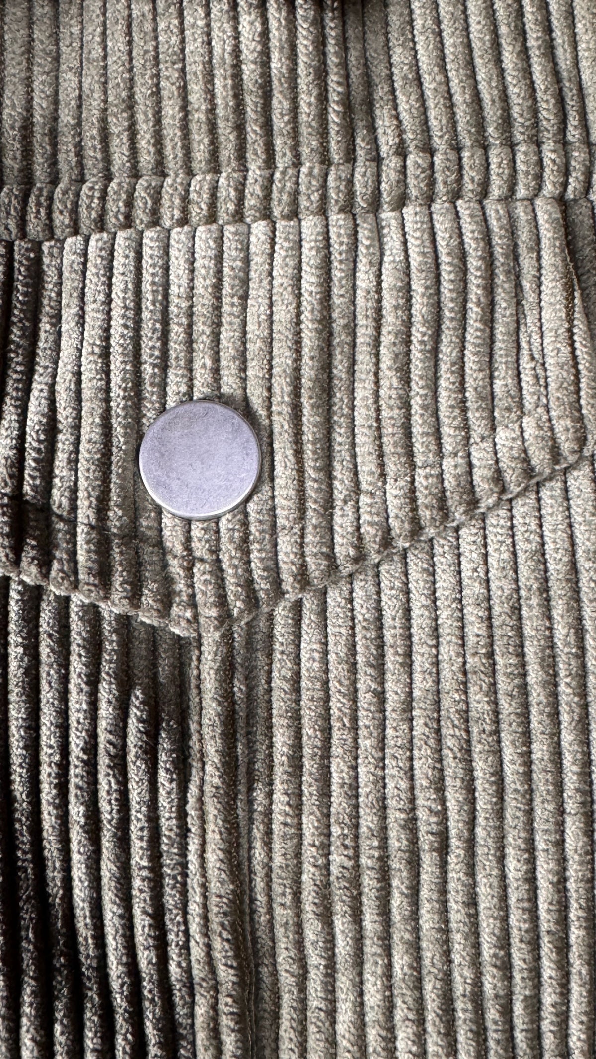 Favlux Medium Olive Green Corduroy Jacket with White Sherpa Lining - Image 5
