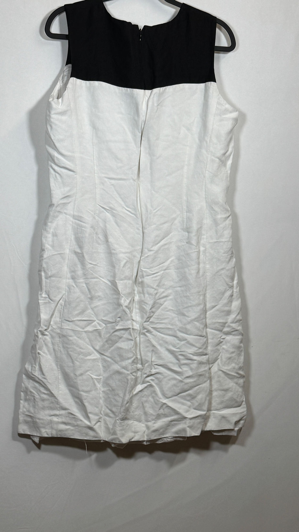 Ann Taylor Women's 14 Linen-Rayon Sleeveless Dress with Button Detail - Image 3