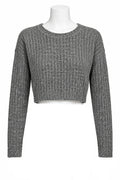 Hollister Women's XS Ribbed-Knit Sweater with Back Lace-Up Detail - Image 1