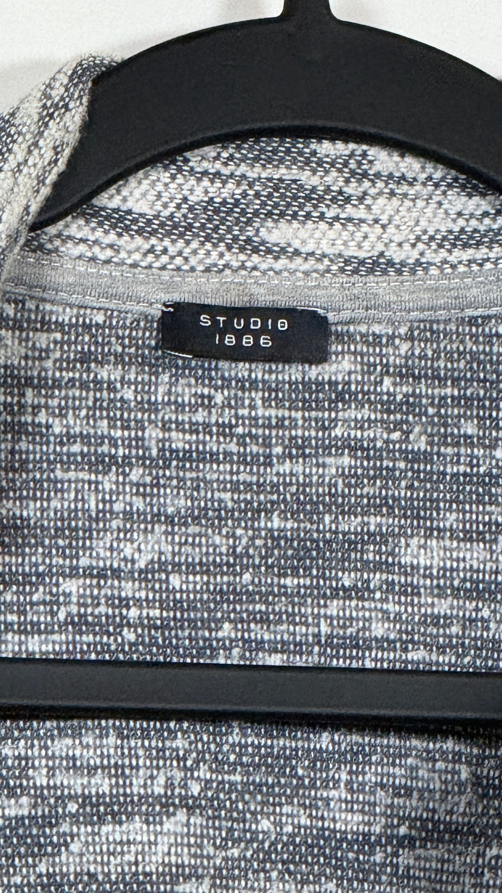 Studio 1886 Women's XXL Marled-Knit Open-Front Cardigan - Image 4