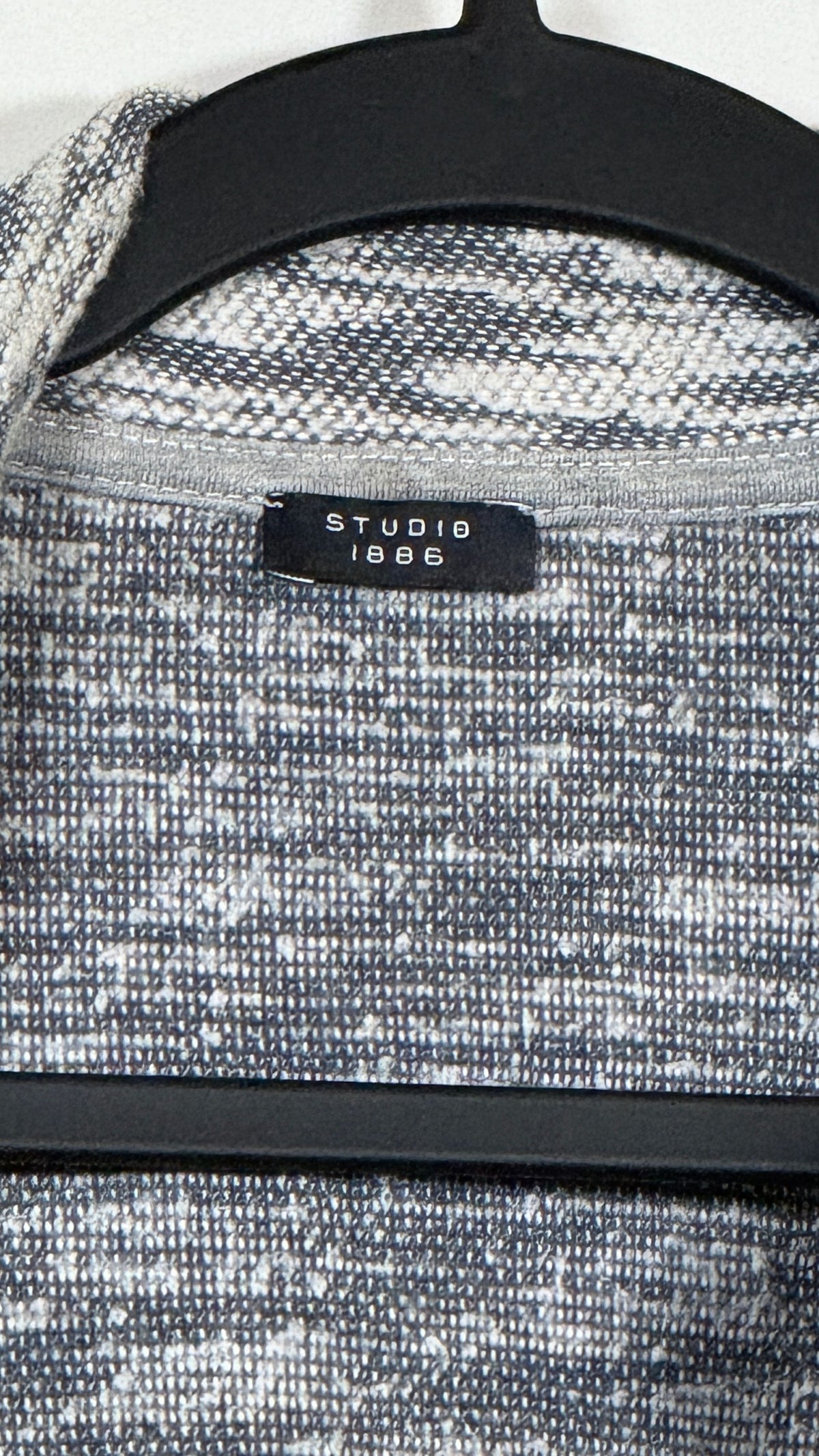 Studio 1886 Women's XXL Marled-Knit Open-Front Cardigan - Image 4