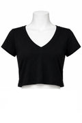 Universal Thread Women's XL Crop Top Short Sleeve V-Neck - Image 1