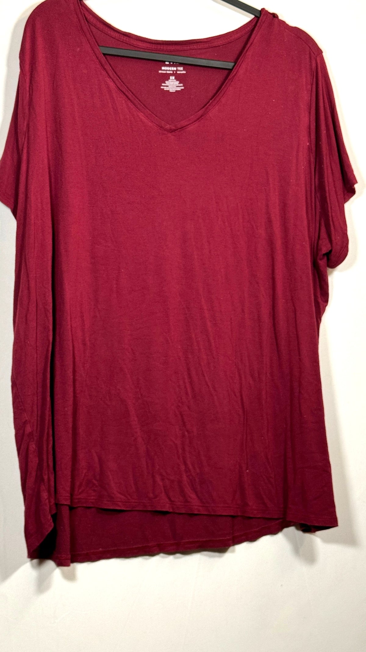 EVRI Women's 3X Modern Tee Rayon-Spandex Shirt - Image 1