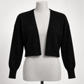 Forever 21 Women's Small Cropped Long Sleeve Knit Cardigan - Image 1
