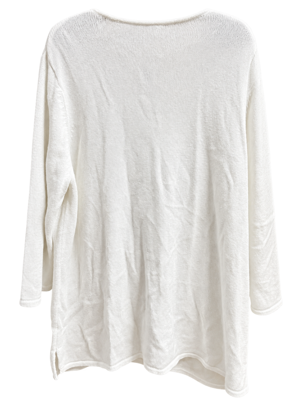 Women's 3X Cotton Long Sleeve Embroidered Floral Blouse - Image 3