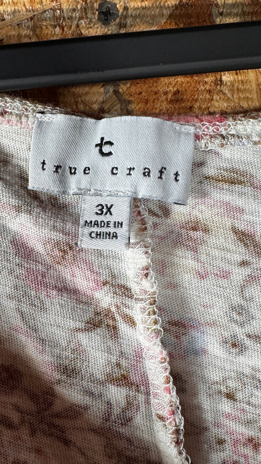 true craft 3X floral print dress short sleeve ruffle hem casual 006 - Image 2