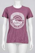 Women's Large Virginia Beach Stay Salty Short Sleeve Crew-Neck T-Shirt - Image 2