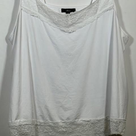 Ellos Women's 2X Lace-Trim Camisole Tank Top Size 26/28 - Image 4