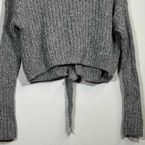 Hollister Women's XS Ribbed-Knit Sweater with Back Lace-Up Detail - Image 4