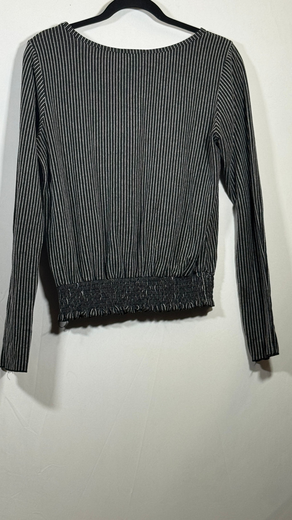 Sienna Sky Black and White Striped Long Sleeve Top Size Medium - Image 3