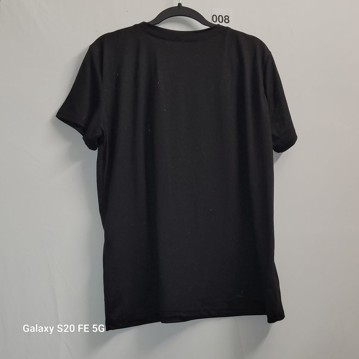 Celestial Moon Phase Graphic T-Shirt Black White Short Sleeve Crew Neck XXL - Image 3