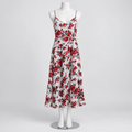 H&M Divided White Rose Print Women's Dress - Image 1