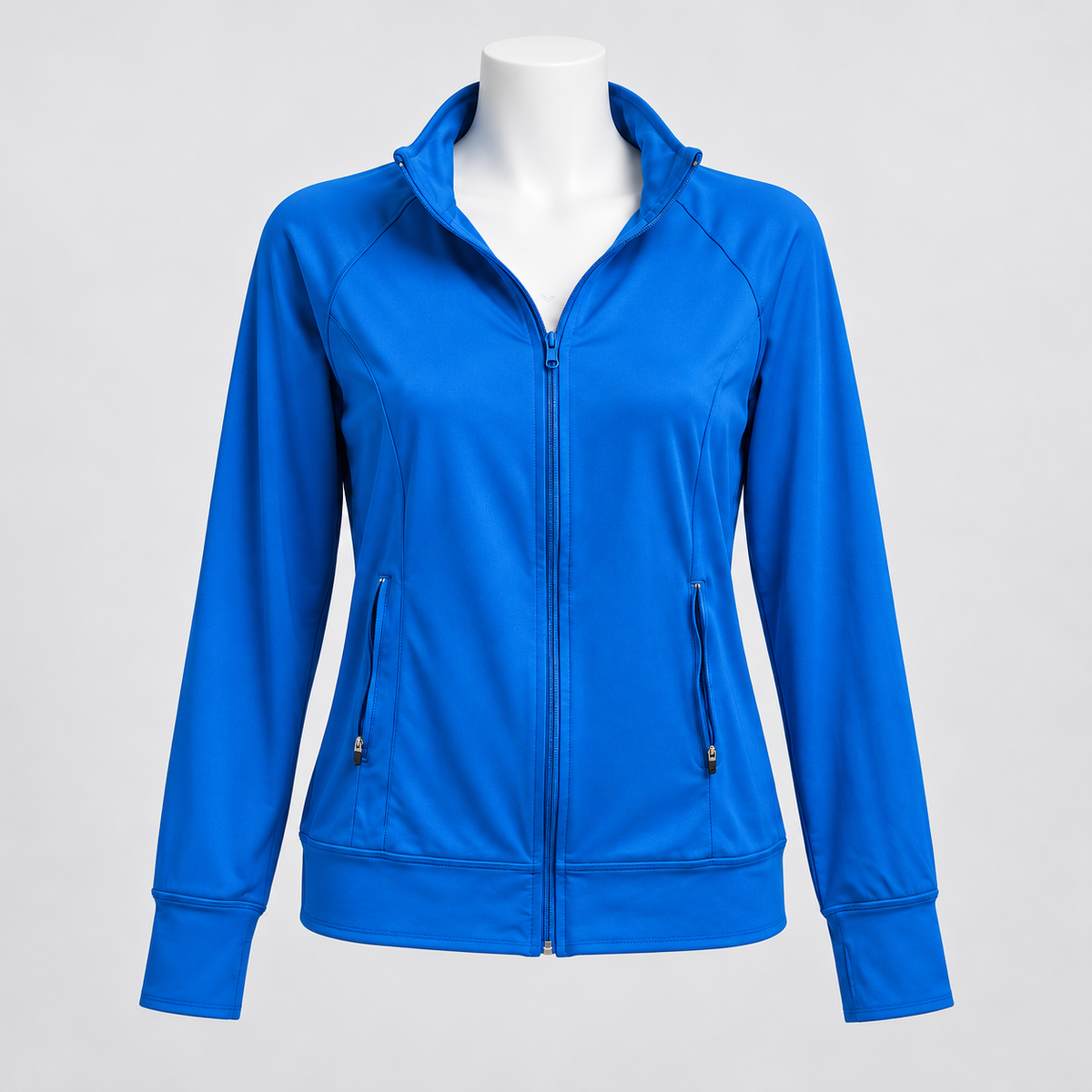 LIVI Active Zip Up Jacket Blue Women's 14/16 Full Zip - Image 1