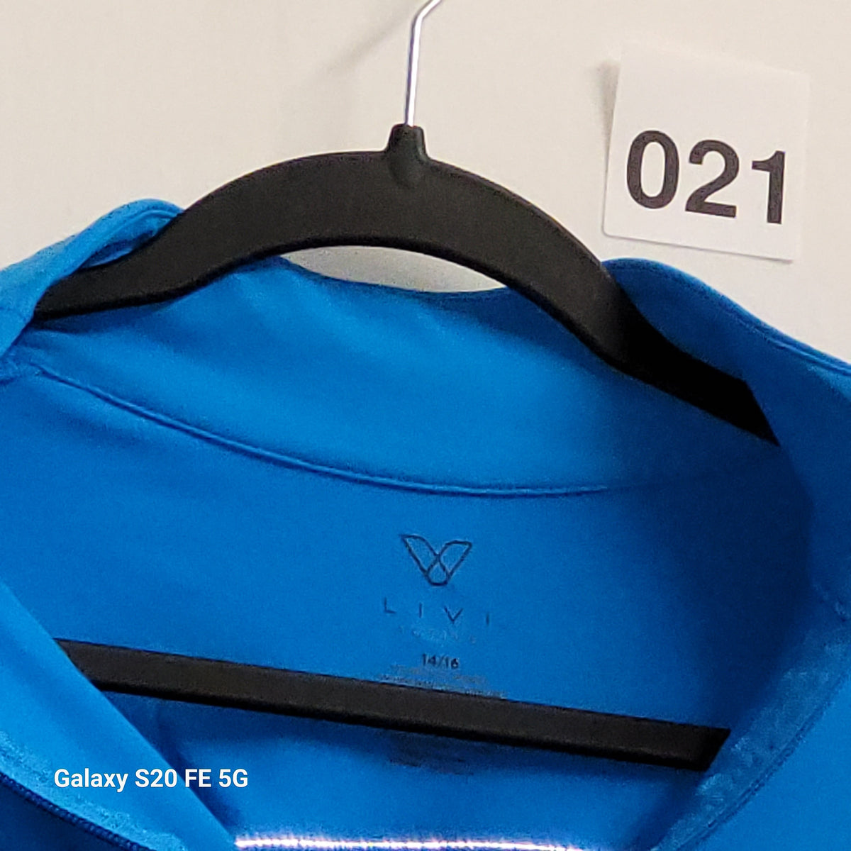 LIVI Active Zip Up Jacket Blue Women's 14/16 Full Zip - Image 4