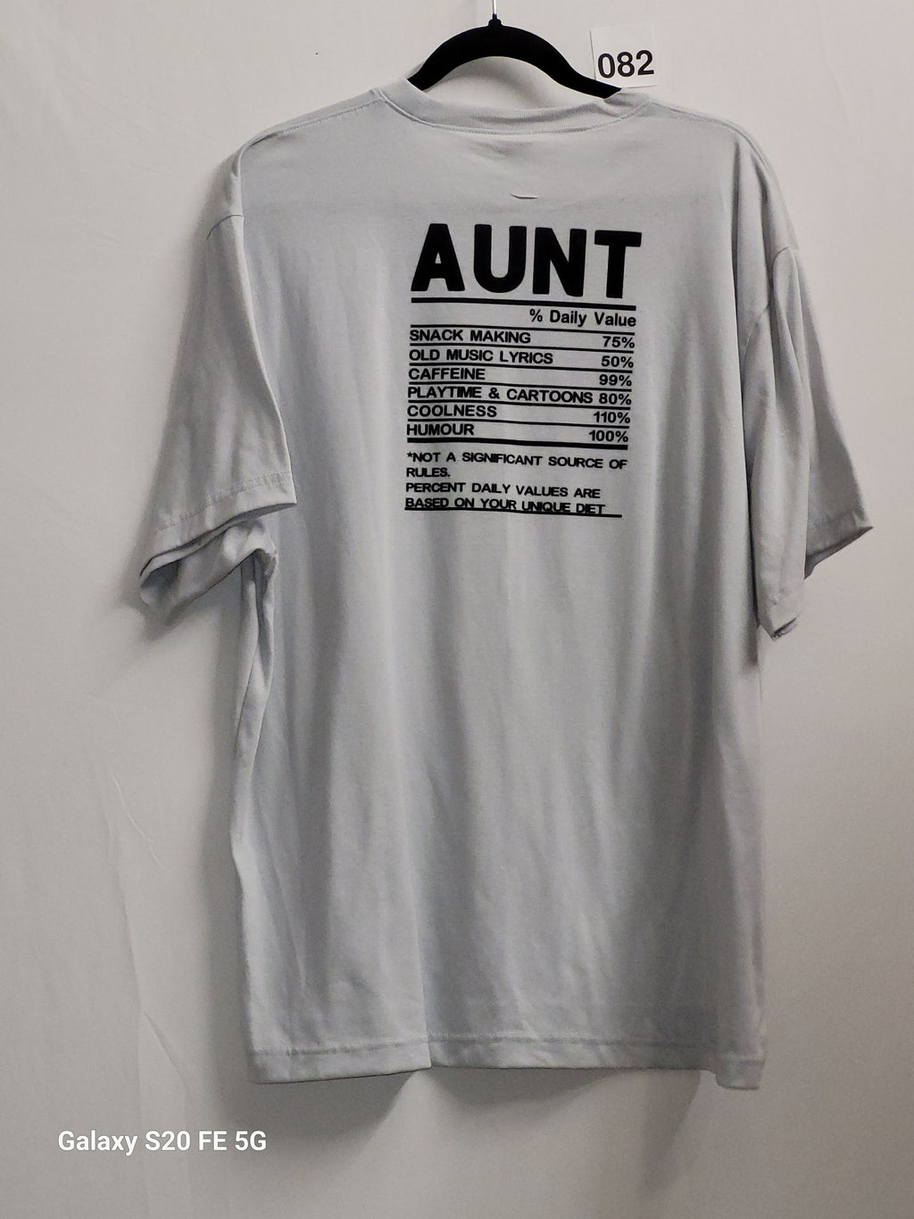 Make Market Auntie Life Love Leopard Heart Graphic T-Shirt 2XL Gray - Image 4