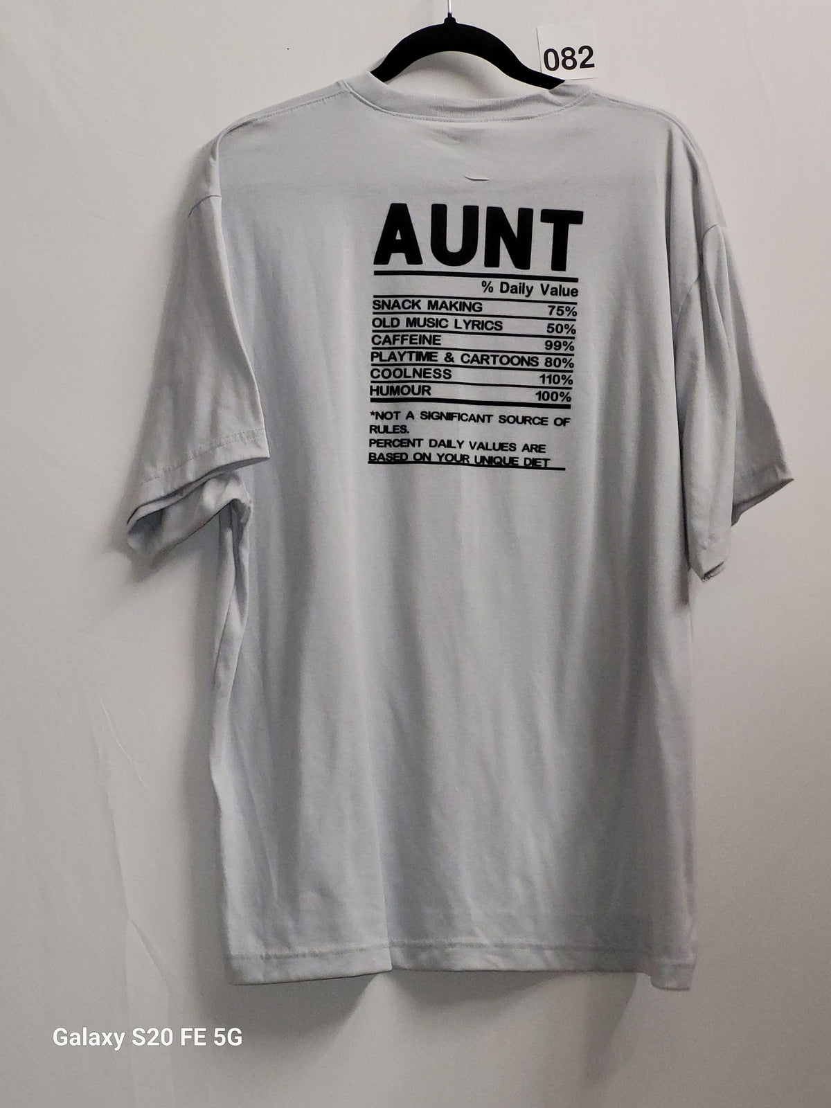 Make Market Auntie Life Love Leopard Heart Graphic T-Shirt 2XL Gray - Image 4