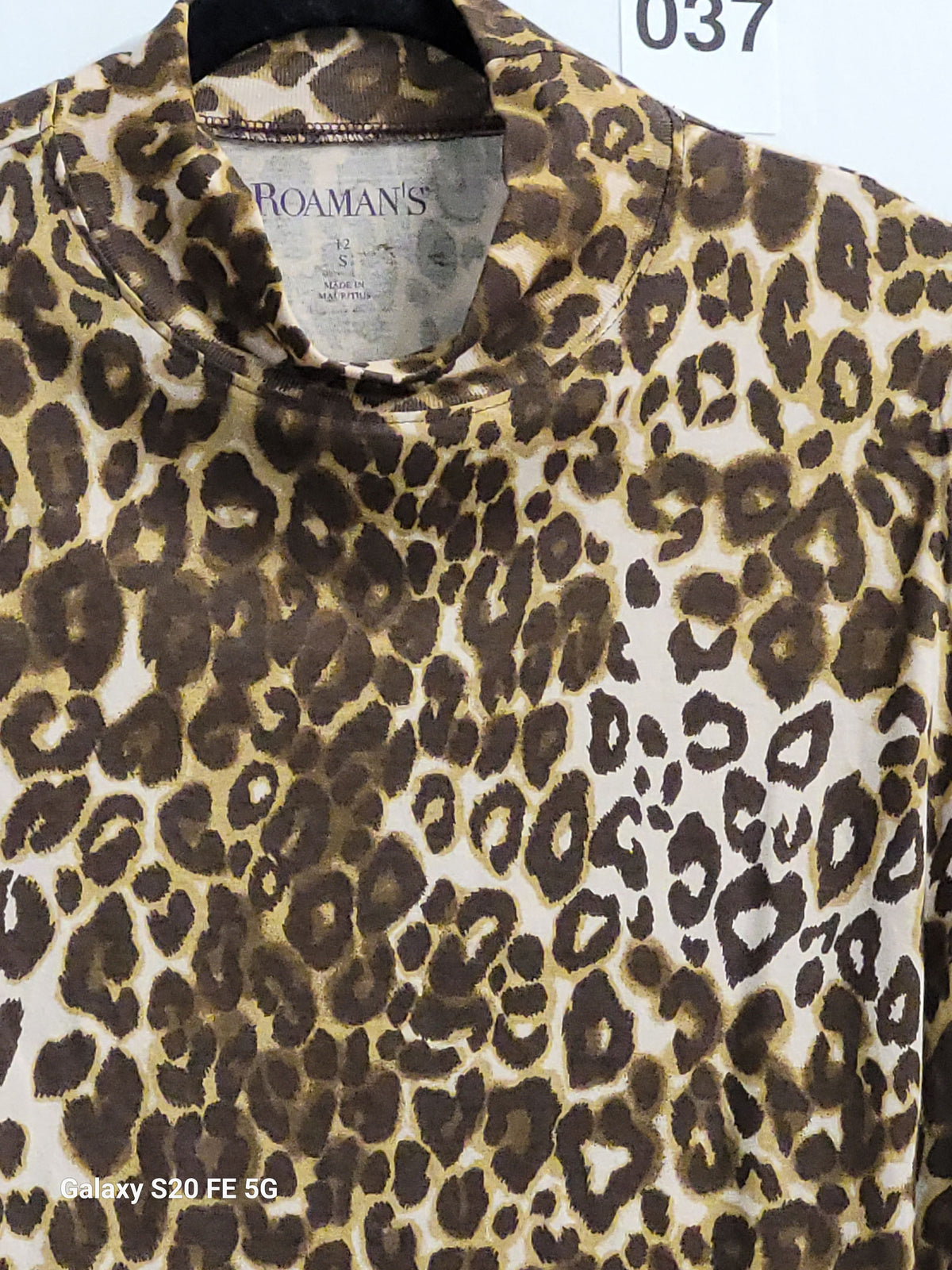 Roaman's Leopard Print Long Sleeve Mock Turtleneck Dress 3X 26/28 - Image 4
