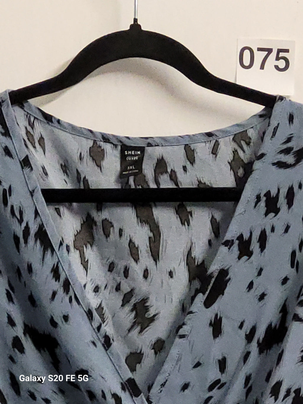SHEIN Curve 3XL Animal Print Surplice Neck Top - Image 4